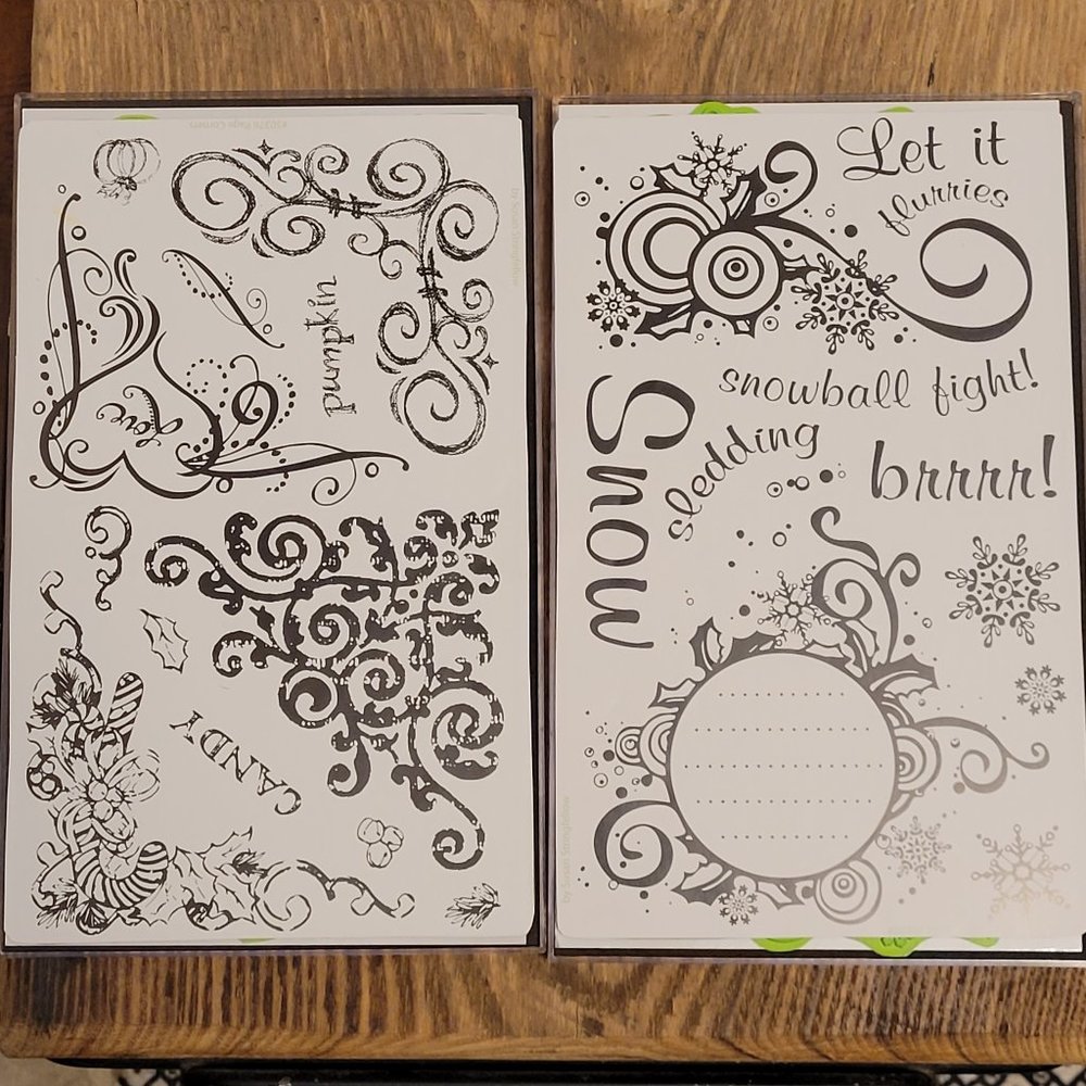 Rubber Stamp Sets by Inque Boutique